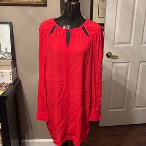 BCBGMaxAzria Red Emmlise Dress size small